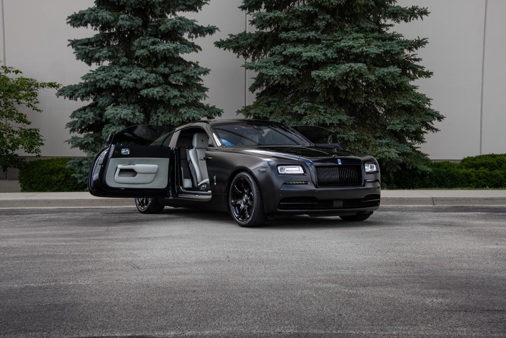 Rolls Royce Wraith Satin Black